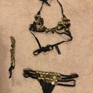 Lingerie. Brand New. Looks like Princess Leia or a belly dancer fantasy! 🔥